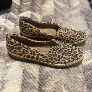 Clarks Leopard Print Espadrilles